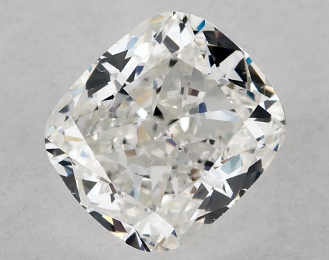 GIA 1.00 Carat H-SI1 Very Good Cut Cushion Modified Diamond
